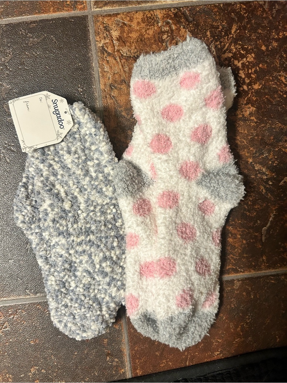 new cozy socks. Two pair